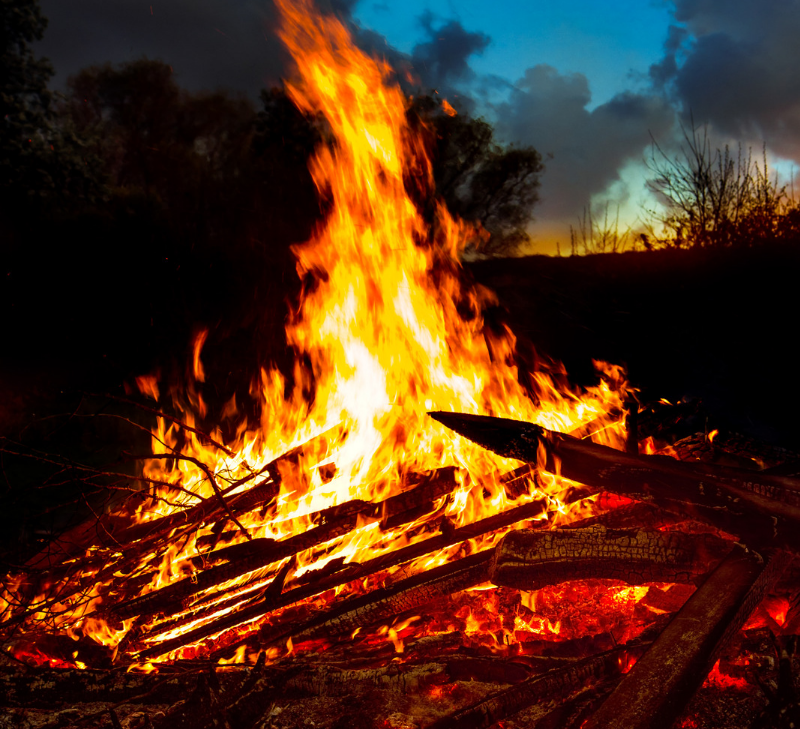 Walpurgis Night, fire