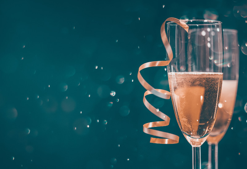 champagne new year