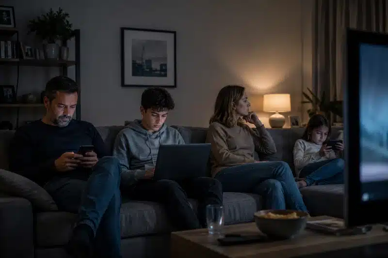 digital family loneliness